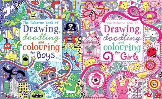 Drawing, Doodling And Colouring Books For Boys And Girls &pound;3.59 @ The Book People
