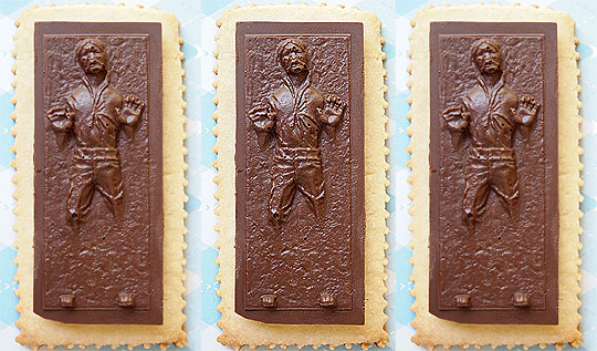 Han Solo Encased In Carbonite Cookies!