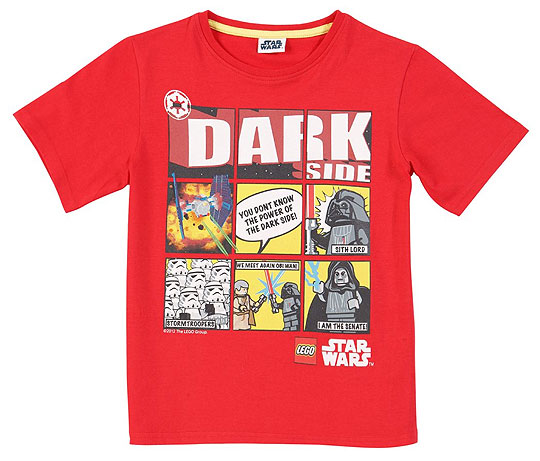LEGO Star Wars 'The Dark Side' T-Shirt &pound;3 @ Tesco