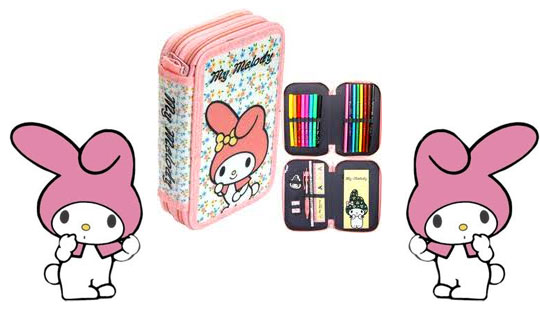 My Melody Two Tier Filled Pencil Case &pound;2.99 @ Home Bargains