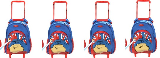 Paddington Bear Children&rsquo;s Wheeled Backpack &pound;3.99 @ Home Bargains