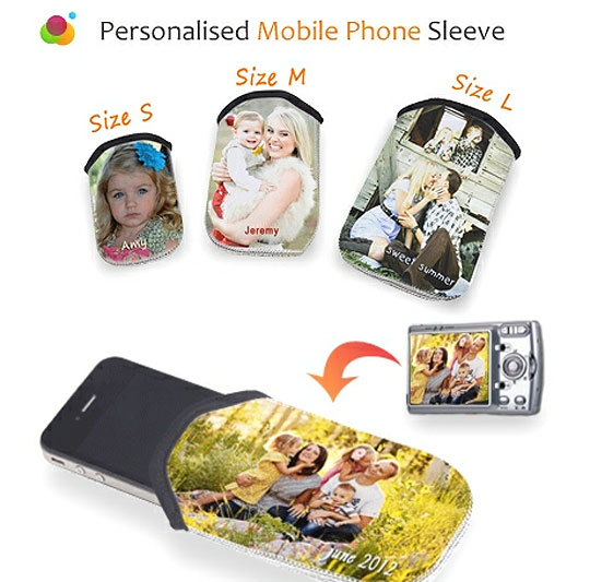 Personalised Mobile Phone Sleeve &pound;5 @ LyncMeUp