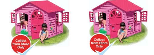 Kids Multi-Coloured/ Pink Playhouses &pound;39.99 @ Home Bargains