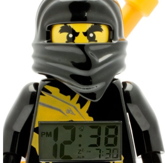 Lego Ninjago Cole Minifigure Clock And Free Lego Gift &pound;11.99 @ ClicTime