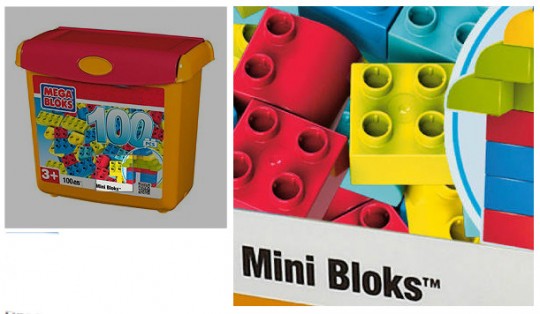 Mega Bloks Mini Bloks Tub &pound;5 @ Tesco Direct