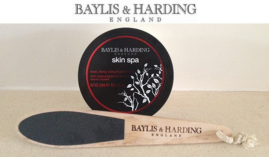 Baylis &amp; Harding Skin Spa Foot File And Rich Intensive Body Butter Review