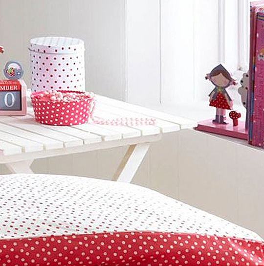 Single Blue Zoo Pink Polka Dot Duvet Set &pound;5.40 @ Debenhams