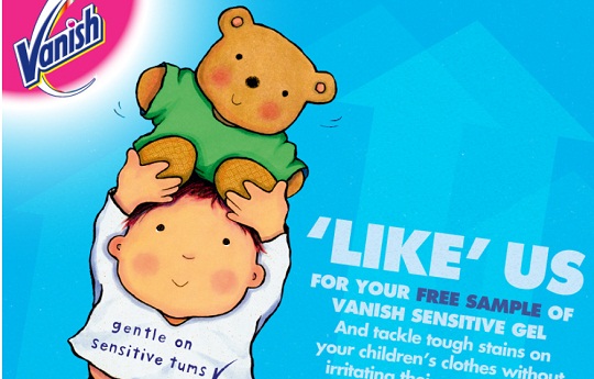 Mums Freebie: Free Vanish Sensitive Gel @ Vanish