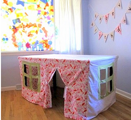 Make Your Own Table Playhouse