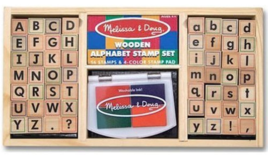 Melissa And Doug Alphabet Stamp Set &pound;11.99 @ Amazon