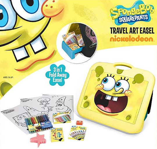 Spongebob Square Pants Travel Art Easel &pound;4.72 @ Debenhams