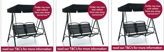 Black Two Seater Hammock &pound;35 @ Wilkinson Plus
