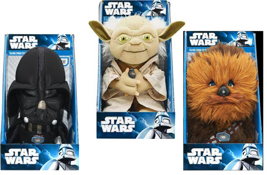 Star Wars Talking Plush Toys &pound;6.99 @ Argos