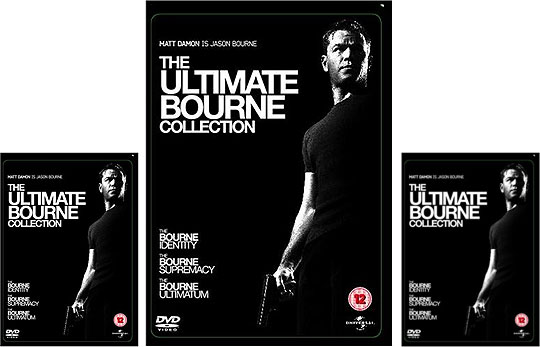 The Ultimate Bourne Collection 3 Disc DVD Box Set &pound;7.99 @ Amazon