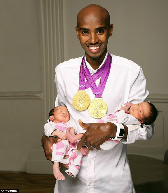 Celebaby: Two Babies To Go With His Two Gold Medals
