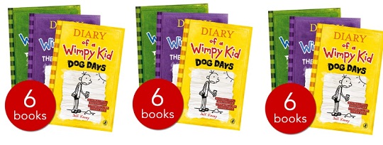 New Diary Of A Wimpy Kid Collection &pound;8.99 @ The Book People