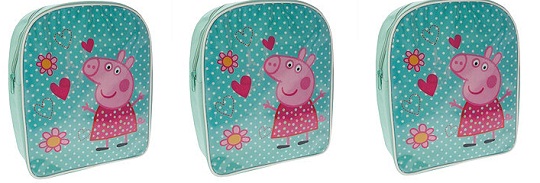 Peppa Pig/ Disney Princess /Fireman Sam Backpacks &pound;2.50 @ Tesco Direct