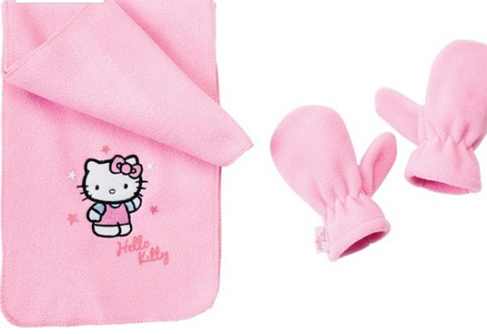 Hello Kitty Fleece Hat, Glove And Scarf Set £4.99 @ Argos Hello Kitty Fleece Hat, Glove And Scarf Set £4.99 @ Argos