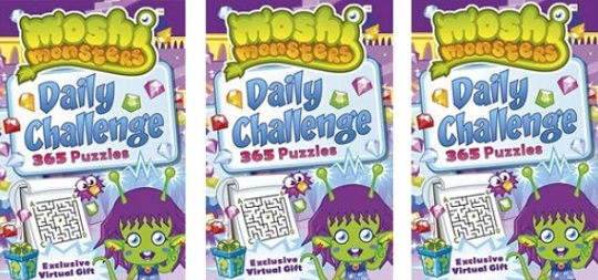 Moshi Monsters Daily Challenge Puzzle Book &pound;3 @ Tesco Direct