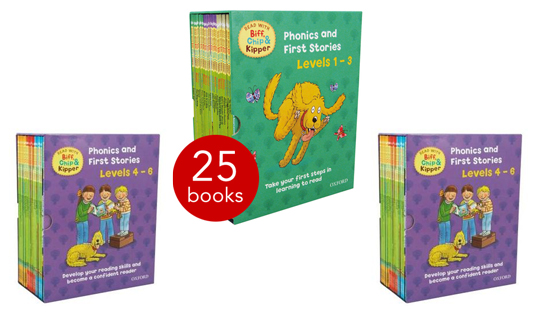 Read With Biff, Chip And Kipper Levels 1-3  And 4-6 &pound;14 Each @ The Book People