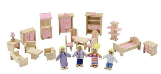 Wooden Doll House Furniture &pound;12 @ Asda