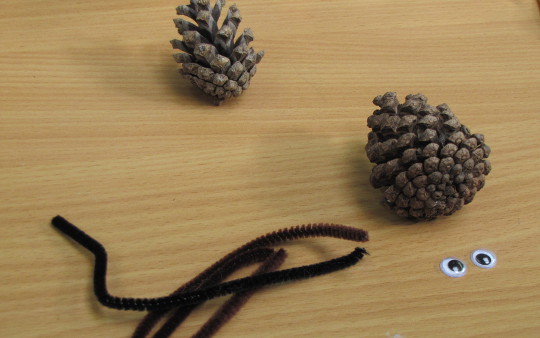 Workshop Wednesday: Pine Cone Animals