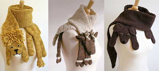 Animal Scarf Crochet Patterns