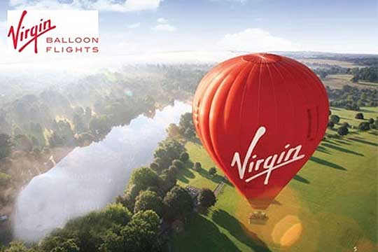 Champagne Hot Air Balloon Flight &pound;99 @ Groupon