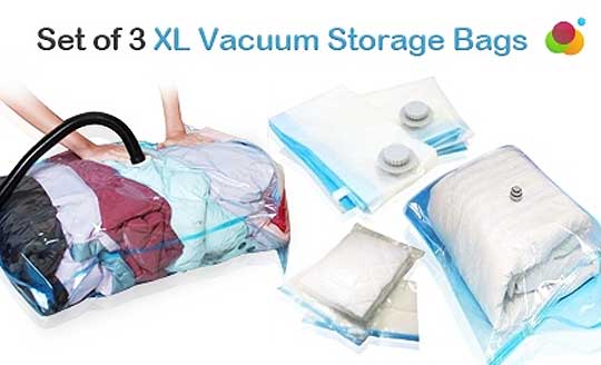 3 Extra Large Vacuum Storage Bags &pound;7 @ LyncMeUp