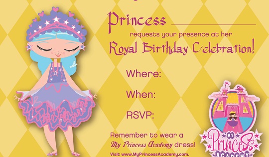 Kids Freebie: Free Princess Party Ideas @ My Princess Academy