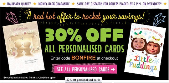 30% Off Personalised Cards @ Hallmark 30% Off Personalised Cards @ Hallmark