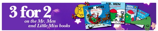 Three For Two Mr Men And Little Miss Books @ Waterstones