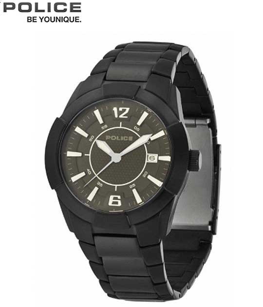 Men's Black Police Watch &pound;54.99 @ WatchWarehouse