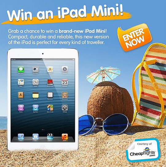 Free Competitions: Win An iPad Mini, A Fatboy Bean Bag And A Smeidi Bracelet Worth &pound;250