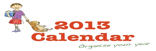  Kids Freebie: Free Keepsake 2013 Calendar for your children @ Tidy Books