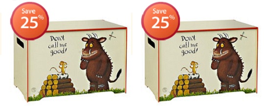 Gruffalo Toy Box For &pound;33.75 @ Sainsburys