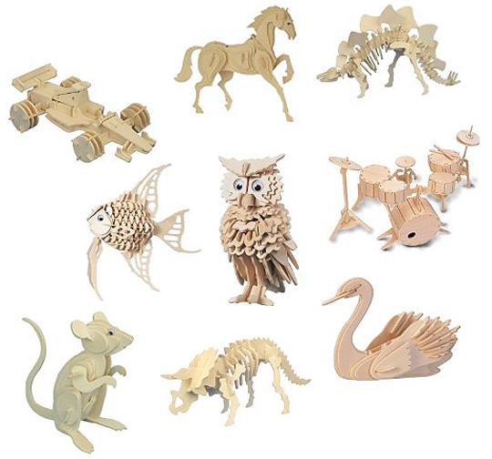 Woodcraft Creation Kits From &pound;2.99 @ Amazon