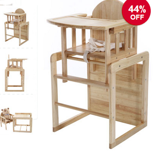 Baby Weavers Wooden Combination Highchair £49.99 @ Kiddicare Baby Weavers Wooden Combination Highchair £49.99 @ Kiddicare