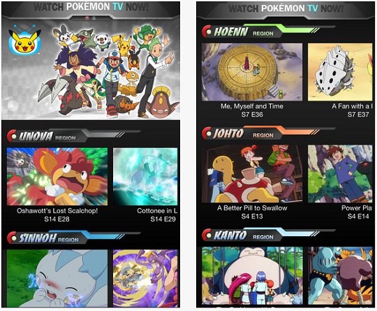 Kids Freebie: Pok&eacute;mon TV App