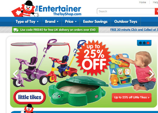 Little Tikes Up To 25% Off @ TheToyShop.com Little Tikes Up To 25% Off @ TheToyShop.com