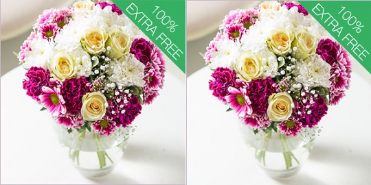 Dusted Damson Flowers With 100% Extra Free For £24.99 @ Flowers Direct Dusted Damson Flowers With 100% Extra Free For £24.99 @ Flowers Direct