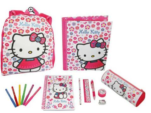 Hello Kitty Backpack and Stationery Set &pound;9.99 @ Argos
