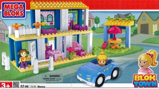 Mega Bloks 62 Piece Blok Town House Play Set For &pound;19 .99 @ The Works