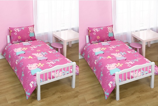 Peppa Pig Junior Bedding Bundle For &pound;19.99 @ Big Red Warehouse