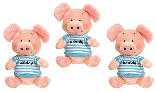 Plush Wibbly Pig &pound;1 @ Tesco Direct