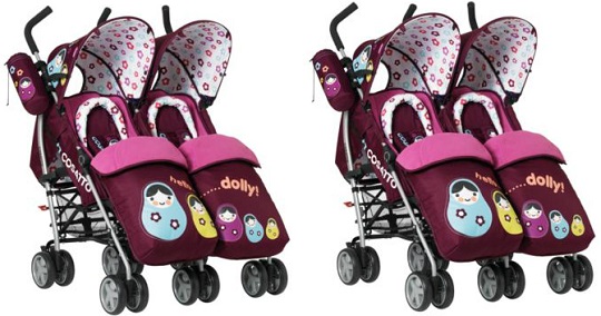Hello Dolly Cosatto Twin Pushchair For &pound;196.75 @ Tesco Direct