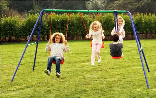Delta Double Swing And Seesaw For &pound;44.99 @ Smyths Toys