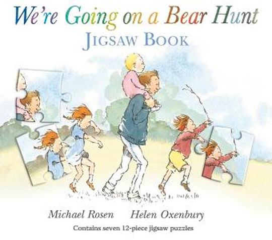 We're Going On A Bear Hunt Jigsaw Puzzle Book &pound;4.99 @ The Book People