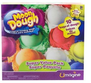 Moon Dough Super Value 10 Pack £3 @ Tesco Moon Dough Super Value 10 Pack £3 @ Tesco