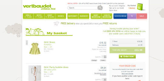 £15 Of £20 Spend @ Vertbaudet £15 Of £20 Spend @ Vertbaudet
